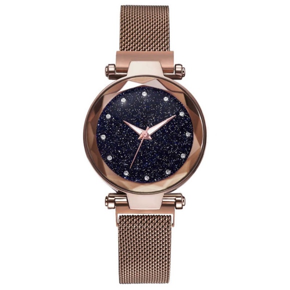 *BAMBINA* Coffee Mesh Band Fashion Quartz Watch - Picture 1 of 3